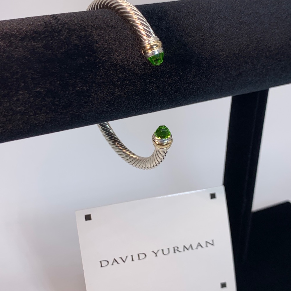 David Yurman Cable Classic Peridot Bracelet 5mm